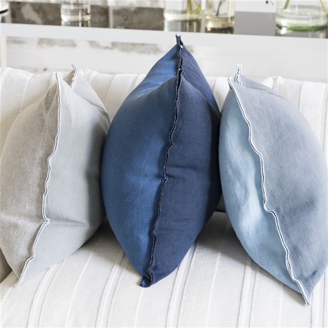 Brera Lino Lapis Decorative Pillow