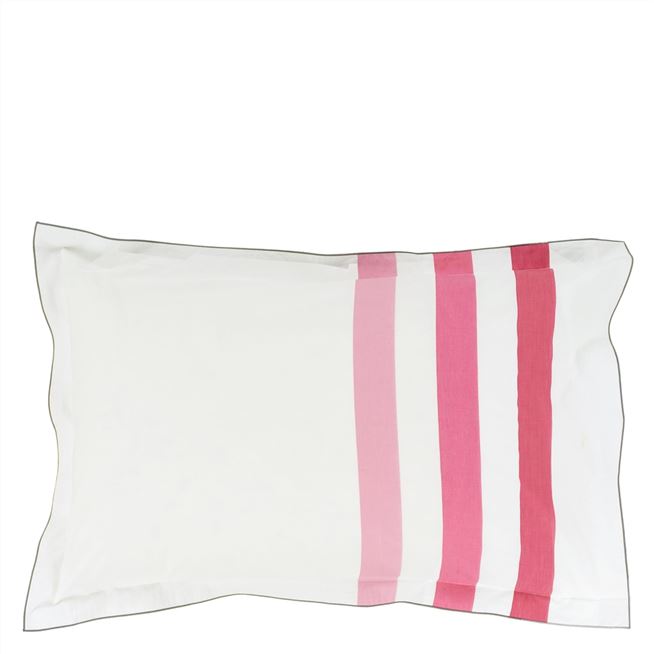 hudson fuchsia oxford pillowcase 75x50cm