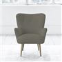 Florence Chair - Self Buttonss - Beech Leg - Rothesay Pumice