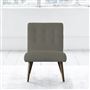 Eva Chair - Self Buttonss - Walnut Leg - Rothesay Pumice