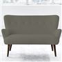 Florence Sofa - Self Buttons - Walnut Leg - Rothesay Pumice