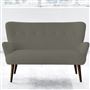 Florence Sofa - Self Buttons - Walnut Leg - Rothesay Pumice