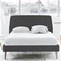 Cosmo Bed - Self Buttons - Superking - Beech Leg - Rothesay Smoke