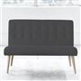 Eva Sofa - Self Buttons - Beech Leg - Rothesay Smoke