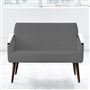Ray Sofa - Walnut Leg - Rothesay Zinc