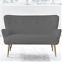 Florence Sofa - Self Buttons - Beech Leg - Rothesay Zinc