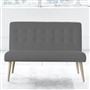 Eva Sofa - Self Buttons - Beech Leg - Rothesay Zinc