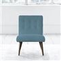 Eva Chair - Walnut Leg - Brera Lino Ocean