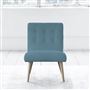 Eva Chair - Beech Leg - Brera Lino Ocean