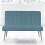 Eva 2 Seater - Beech Leg - Brera Lino Ocean