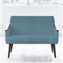 Ray - Two Seater - Walnut Leg - Brera Lino Ocean