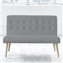 Eva 2 Seater - Beech Leg - Cassia Zinc