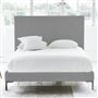 Square Bed - Superking - Metal Leg - Cassia Zinc