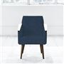 Ray - Chair - Walnut Leg - Cassia Prussian