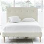 Polka Bed - Self Buttons - Superking - Beech Leg - Brera Lino Natural