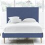 Square Bed - Superking - Beech Leg - Brera Lino Marine