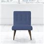 Eva Chair - Walnut Leg - Brera Lino Marine