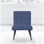 Eva Chair - Walnut Leg - Brera Lino Marine