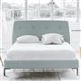 Cosmo Bed - White Buttons - Superking - Metal Leg - Brera Lino Duck...