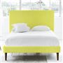 Square Bed - Single - Walnut Leg - Brera Lino Alchemilla