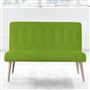 Eva 2 Seater - Beech Leg - Brera Lino Leaf