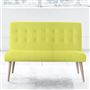 Eva 2 Seater - Beech Leg - Brera Lino Alchemilla