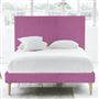 Square Bed - Superking - Beech Leg - Brera Lino Peony