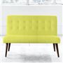 Eva 2 Seater - Walnut Leg - Brera Lino Alchemilla