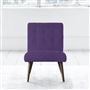 Eva Chair - Walnut Leg - Brera Lino Violet