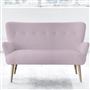 Florence 2 Seater - Self Buttons - Beech Leg - Brera Lino Pale Rose