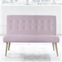 Eva 2 Seater - Beech Leg - Brera Lino Pale Rose