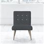 Eva Chair - White Buttons - Beech Leg - Cassia Granite