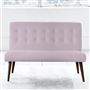 Eva 2 Seater - Walnut Leg - Brera Lino Pale Rose