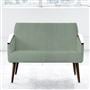 Ray - Two Seater - Walnut Leg - Brera Lino Jade