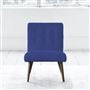 Eva Chair - Walnut Leg - Cheviot Cobalt