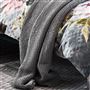 Alba Pale Grey Cotton Throw