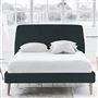 Cosmo Single Bed - Self Buttons - Beech Legs - Cassia Mist