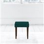 Otto Small Ottoman - Walnut Legs - Cassia Azure