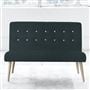 Eva Sofa - White Buttons - Beech Legs - Cassia Mist