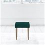 Otto Small Ottoman - Beech Legs - Cassia Azure