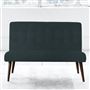 Eva Sofa - Self Buttons - Walnut Legs - Cassia Mist