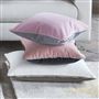 Coussin en velours Cassia Dove