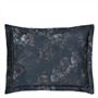 Le Poeme De Fleurs Midnight Queen Duvet Cover - Reverse