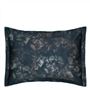 Le Poeme De Fleurs Midnight Standard Sham - Reverse