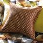 Portland Terracotta Velvet Cushion