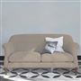 Paris 2.5 Seat Sofa - Walnut Legs - Brera Lino Pebble