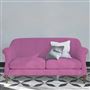 Paris 2.5 Seat Sofa - Walnut Legs - Brera Lino Peony