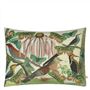 Floral Aviary Parchment Cushion