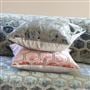 Manipur Coral Velvet Decorative Pillow