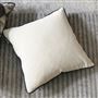 Coussin en velours côtelé Corda Chalk